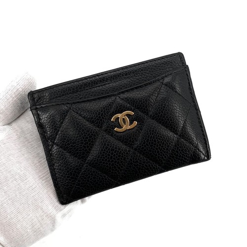Chanel portacarte pelle - portacarte, in