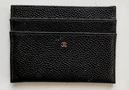 Chanel autentico porta carte - chanel,