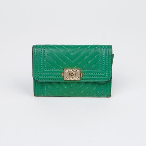 Chanel portacarte ragazzo flap - chanel,