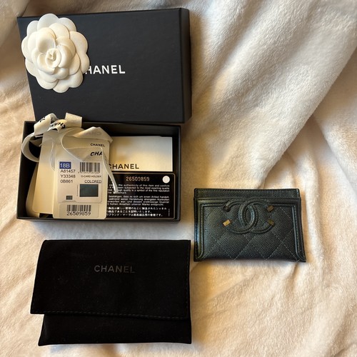 Autentico porta carte chanel - carte,