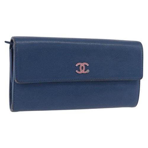 Chanel portafoglio lungo pelle - portafoglio,