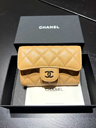 Portafoglio chanel beige - portafoglio,