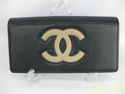 Chanel portafoglio lungo - lungo, patta