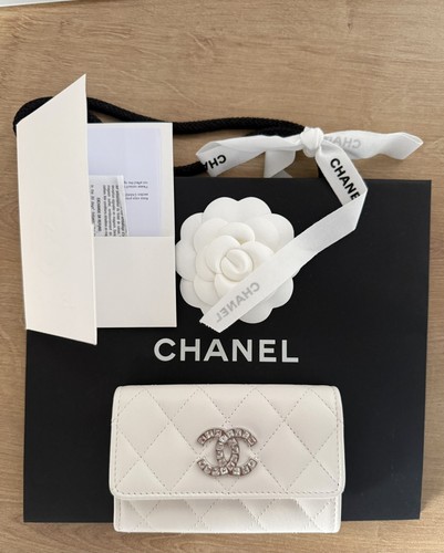 Chanel porta carte pelle - carte, di