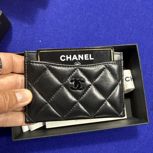 Porta carte chanel lucido - chanel,
