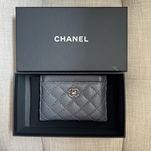 Portafoglio chanel grigio - portafoglio,