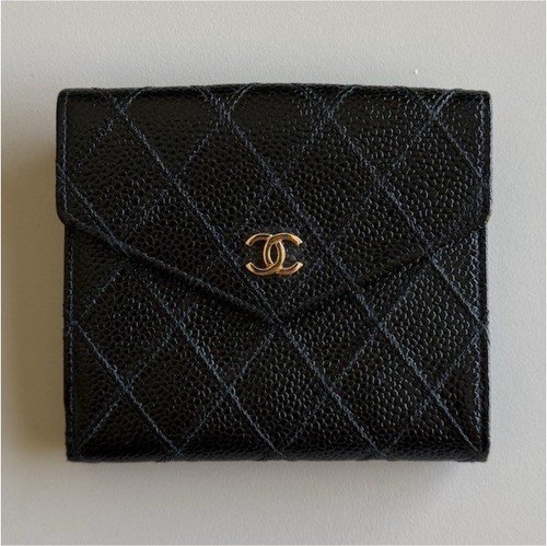 Chanel portafoglio pelle - chanel, in