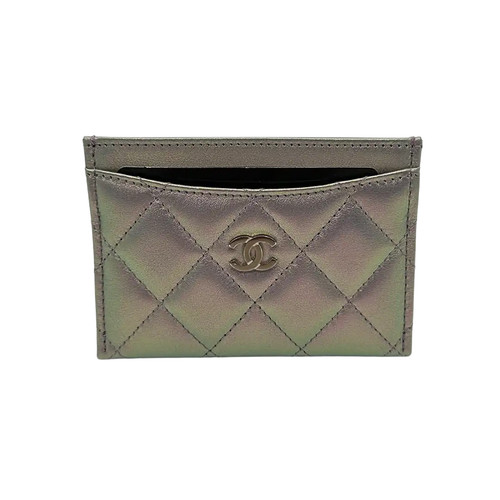 Chanel porta carte iridescente - chanel,