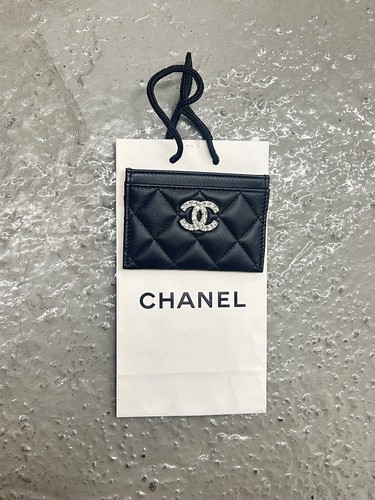 Chanel porta carte pelle - chanel,