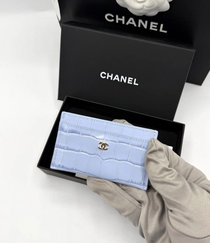 Portacarte chanel croc - portacarte,